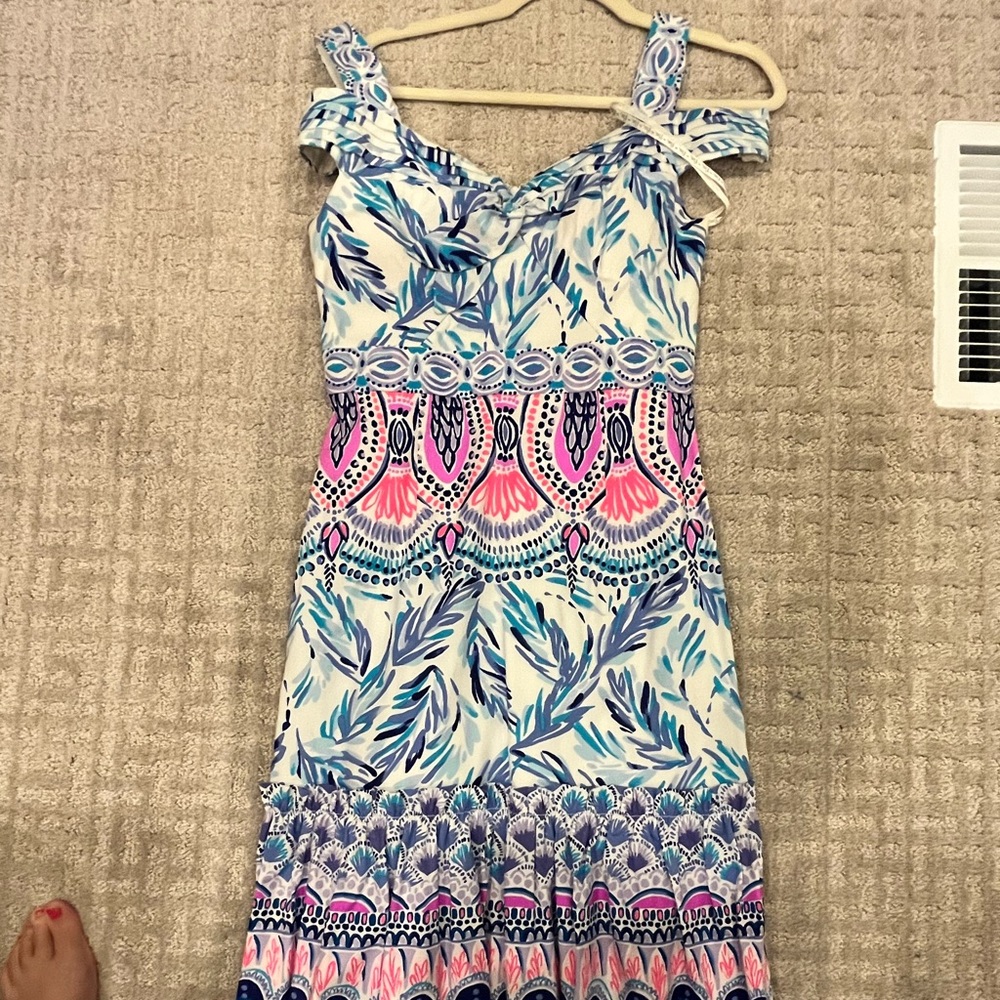 This Lilly Pulitzer dress is adorable! It has been worn 2x.